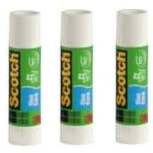 03 PEZZI COLLA STICK 21GR 6221D BIANCA PERMANENTE SCOTCH Foto prodotto