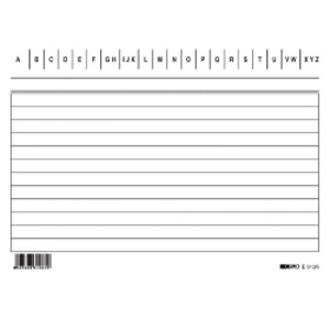 100 SCHEDE RIGATE ORIZZONTALE Foto prodotto