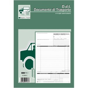BLOCCO DDT 4 COPIE Foto prodotto