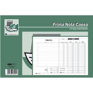 BLOCCO PRIMA NOTA CASSA Foto prodotto